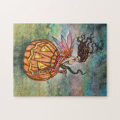 Halloween Fairy Fantasy Art von Molly Harrison Puzzle (Horizontal)