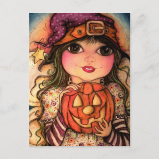 Halloween Fairy Fun Postkarte