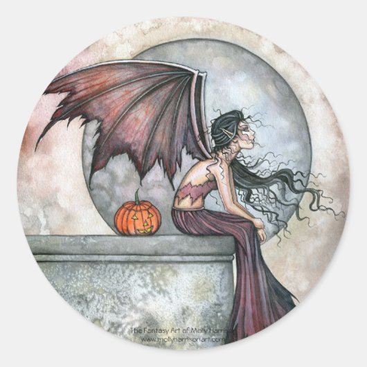 Halloween Fairy Gothic Stickers von Molly Harrison (Vorderseite)
