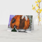 Halloween Fairy Grußkarte Karte (Gelbe Blume)