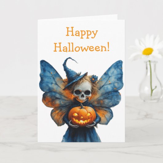 Halloween Fairy Karte (Kleine Pflanze)