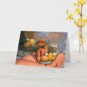 Halloween Fairy Karte (Gelbe Blume)