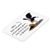 Halloween Fairy mit Pumpkin Flexible Magnet (Linke Seite)