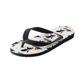 Halloween Fairy mit Pumpkin Flip Flops Kinderbadesandalen (Schrägansicht)