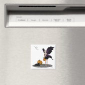 Halloween Fairy mit Pumpkin Magnet (In Situ (Geschirrspüler))