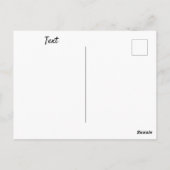 Halloween Fairy mit Pumpkin Postkarte (Rückseite)