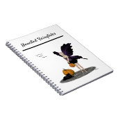 Halloween Fairy mit Pumpkin Spiral Notebook Notizblock (Rechte Seite)