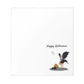 Halloween Fairy mit Pumpkins Notepad Notizblock (Vorderseite)