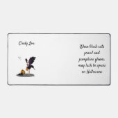 Halloween Fairy mit Pumpkins Schreibtischmatte (Vorderseite)