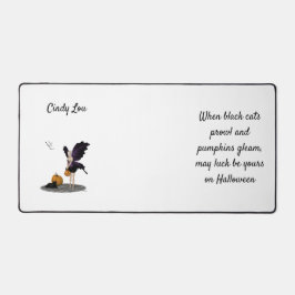 Halloween Fairy mit Pumpkins Schreibtischmatte