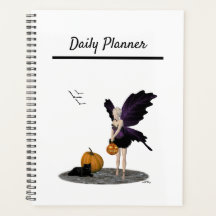 Halloween Fairy mit Pumpkins Tagesplaner