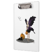 Halloween Fairy mit Pumpkins-Zwischenablage Klemmbrett (Links)