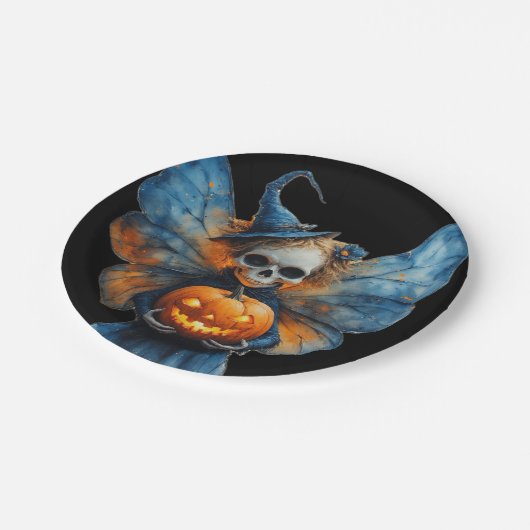 Halloween Fairy Pappteller (Schrägansicht)