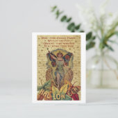 Halloween Fairy Postkarte (Stehend Vorderseite)