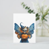Halloween Fairy Postkarte (Stehend Vorderseite)