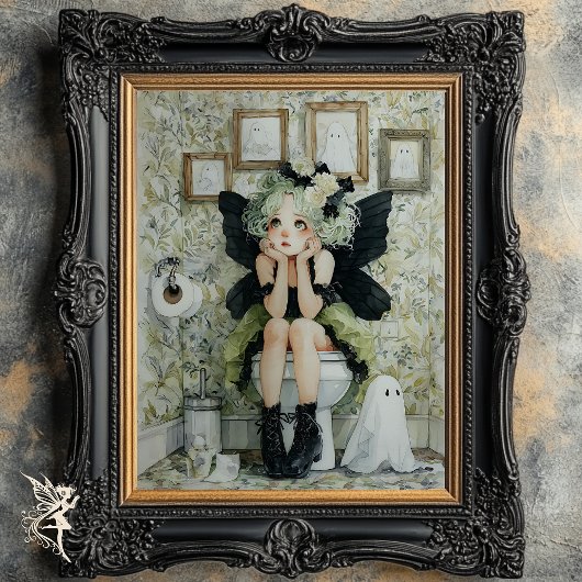 Halloween Fairy und Ghost in Toilettendekoupage Seidenpapier