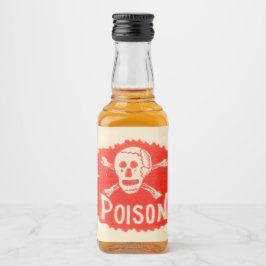 Halloween-Fake-Gift Alkoholflaschenetikett