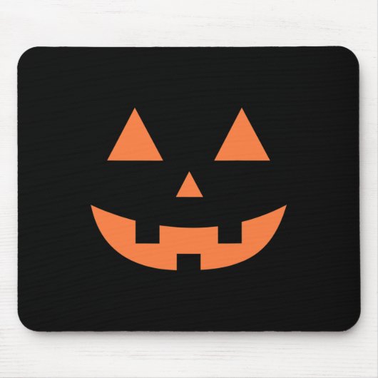Halloween Fall Beängstigender Jack O' Lantern Pump Mousepad (Vorne)