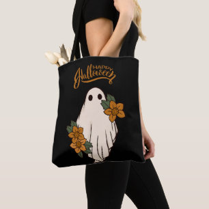 Halloween Fall Blume Ghost Tasche