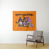 Halloween Fall Gnomes Wassercolor Wandteppich (Beispiel (Horizontal))