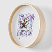 Halloween Fall Lila Coquette Goose Nurse Aesthet Uhr (Winkel)