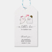 Halloween Fall Little Boo Baby Dusche QR Code Geschenkanhänger (Vorderseite)