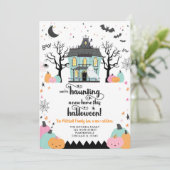 Halloween Fall New Address New Zuhause Ankündigung (Stehend Vorderseite)