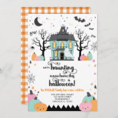 Halloween Fall New Address New Zuhause Ankündigung (Vorne/Hinten)