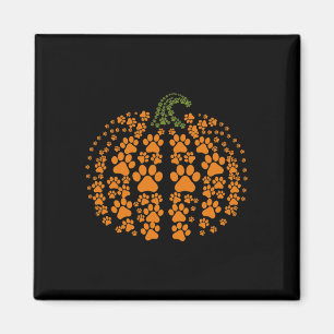 Halloween Fall Niedlich Paws Pumpkin Pet Liebhaber Magnet