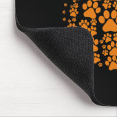 Halloween Fall Niedlich Paws Pumpkin Pet Liebhaber Mousepad (Ecke)