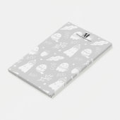 Halloween Fall Niedlich Spooky Ghosts Post-it Klebezettel (angewinkelt)