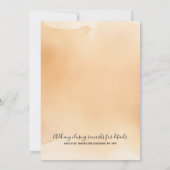 Halloween Fall Reittier Einladung (Rückseite)