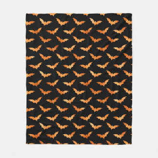 Halloween Fall Spooky Flying Bat Fleecedecke