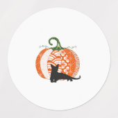 Halloween/fall themed sticky labels etiketten (Design 2)