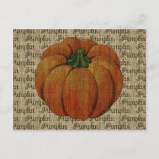 Halloween & Fall Vintag Pumpkin Postcard Postkarte