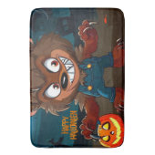 Halloween/Fall/Werwolf/Cartoon Badematte (Vorderseite Vertikal)