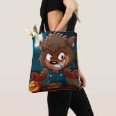 Halloween/Fall/Werwolf/Cartoon Tasche (Von Nahem)