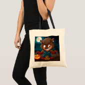 Halloween/Fall/Werwolf/Cartoon Tragetasche (Vorderseite (Produkt))