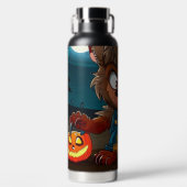 Halloween/Fall/Werwolf/Cartoon Trinkflasche (Vorderseite)
