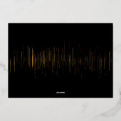 Halloween Familie Vier FotoCollage Folieneinladung (Rückseite)