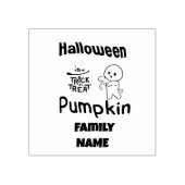 Halloween Familiengeschenke personalisierter Name Gummistempel (Prägung)