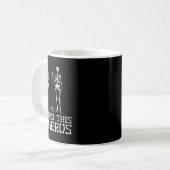 Halloween fand ich dieses Humerus Skelett humorvol Kaffeetasse (Vorderseite Links)