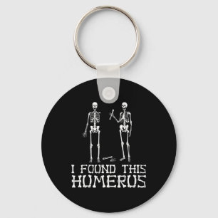 Halloween fand ich dieses Humerus Skelett humorvol Schlüsselanhänger