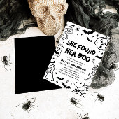 Halloween fand sie ihr Boo-Brautparty Einladung