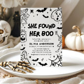 Halloween fand sie ihr Boo-Brautparty Einladung
