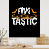 Halloween Fang Tastic Geburtstag Poster (Küche)