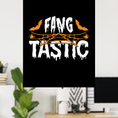 Halloween Fang Tastic Geburtstag Poster (Heimbüro)