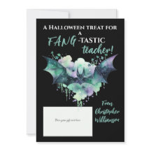 Halloween Fang-Tastic Teacher Geschenkkartenhalter
