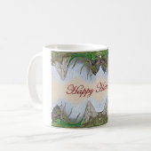 Halloween Fantasmagorische Cicada-Stücke Kaffeetasse (Vorderseite Links)