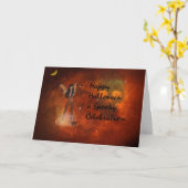 Halloween Fantasy Card mit Red Sky & Fairy Karte (Gelbe Blume)